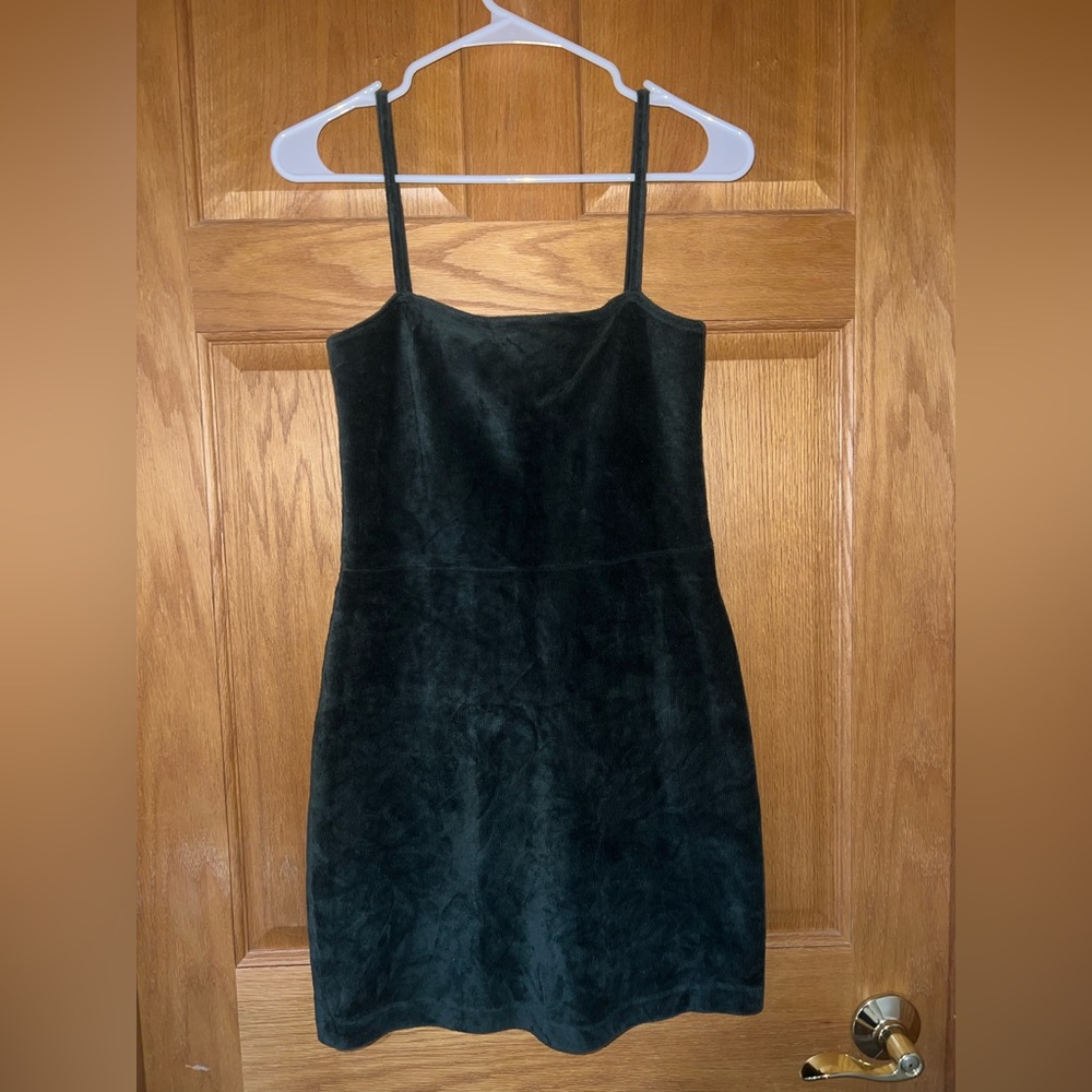 Forever 21 Green Sheath Mini Dress Spaghetti Strap